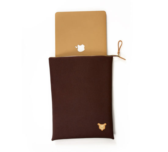 woodrow leather laptop sleeve