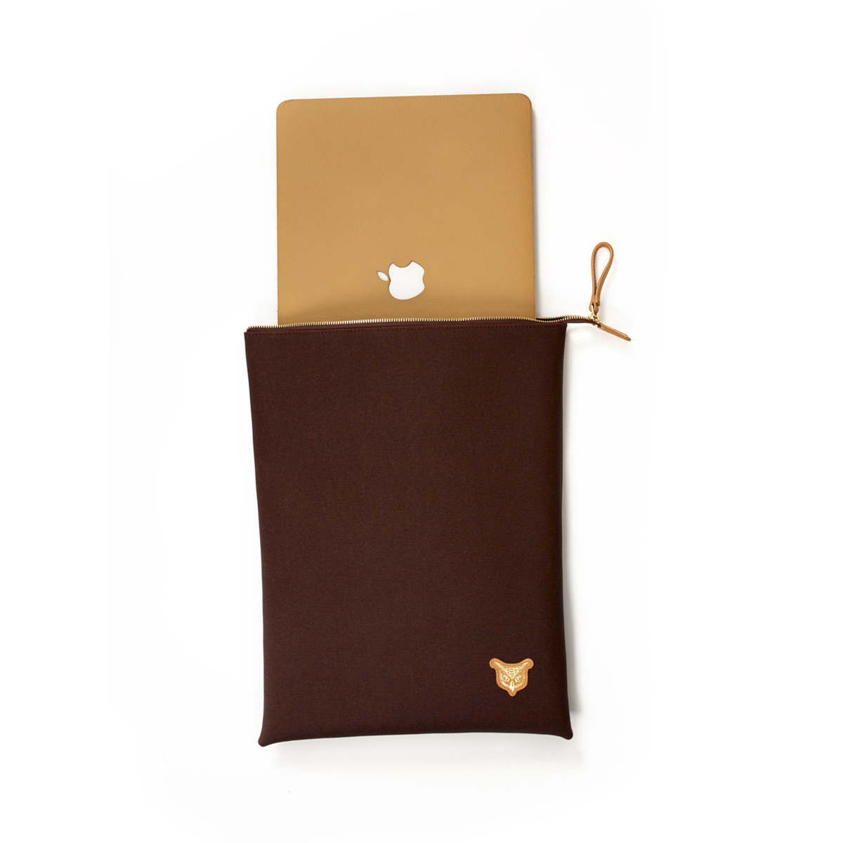 woodrow leather laptop sleeve